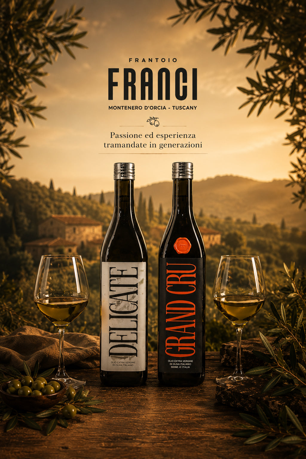 Olive d´Or Frantoio Franci Collection