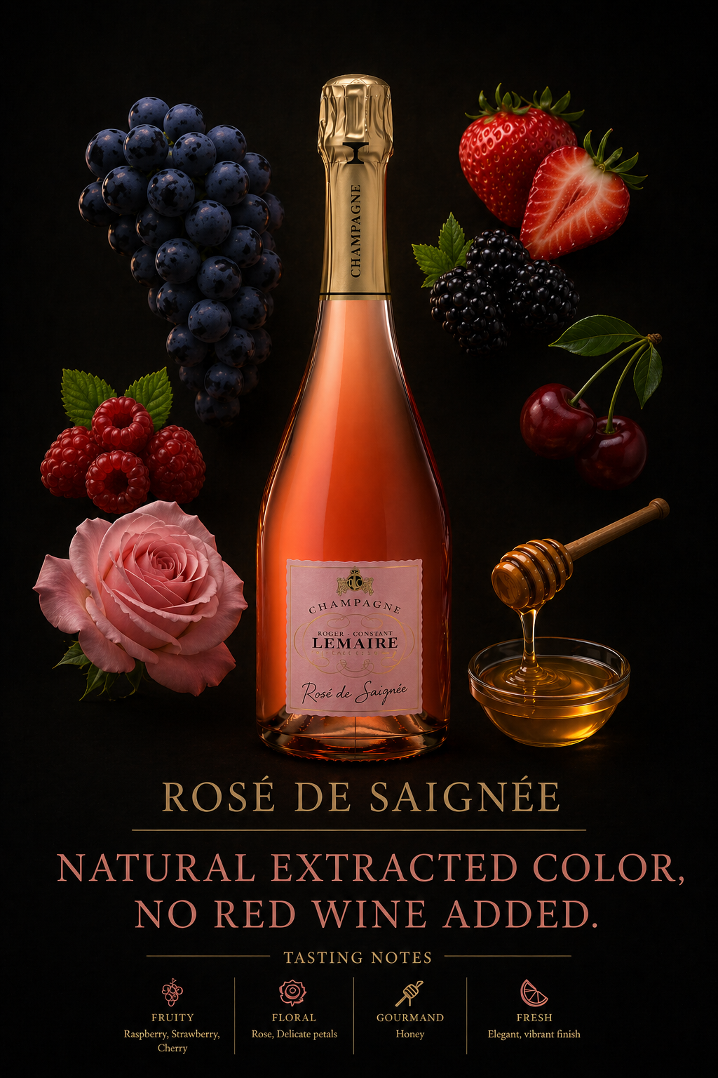 Rosé de Saignée I Roger Constant Lemaire