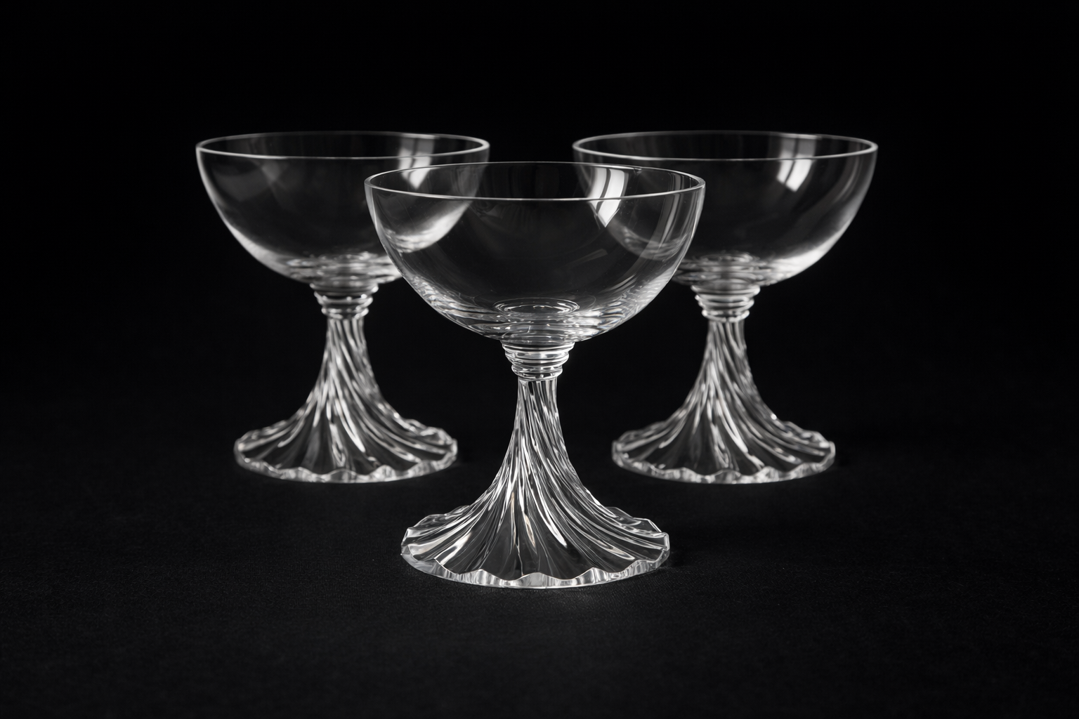Vintage Lalique Crystal Glasses